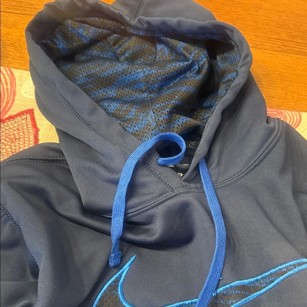 Nike Navy Pullover with Blue Swoosh